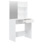 vidaXL Schminktisch-Set Hochglanz-Weiß 74,5x40x141 cm vidaXL Schminktisch-Set Hochglanz-Weiß 74,5x40x141 cm