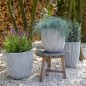 Capi Pflanzgefäß Groove 35x34 cm Elfenbeinweiß Capi Pflanzgefäß Groove 35x34 cm Elfenbeinweiß