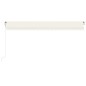 vidaXL Markise Automatisch Einziehbar 500x300 cm Creme vidaXL Markise Automatisch Einziehbar 500x300 cm Creme