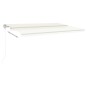 vidaXL Markise Automatisch Einziehbar 500x300 cm Creme vidaXL Markise Automatisch Einziehbar 500x300 cm Creme