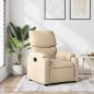 vidaXL Relaxsessel Creme Stoff vidaXL Relaxsessel Creme Stoff