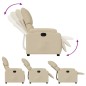 vidaXL Relaxsessel Creme Stoff vidaXL Relaxsessel Creme Stoff