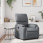 vidaXL Massagesessel Grau Kunstleder vidaXL Massagesessel Grau Kunstleder