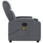 vidaXL Massagesessel Grau Kunstleder vidaXL Massagesessel Grau Kunstleder