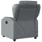 vidaXL Massagesessel Grau Kunstleder vidaXL Massagesessel Grau Kunstleder
