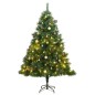 vidaXL Künstlicher Weihnachtsbaum Klappbar 300 LEDs & Kugeln 240 cm vidaXL Künstlicher Weihnachtsbaum Klappbar 300 LEDs & Kugeln 240 cm