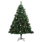vidaXL Künstlicher Weihnachtsbaum Klappbar 300 LEDs & Kugeln 240 cm vidaXL Künstlicher Weihnachtsbaum Klappbar 300 LEDs & Kugeln 240 cm