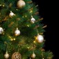 vidaXL Künstlicher Weihnachtsbaum Klappbar 150 LEDs & Kugeln 120 cm vidaXL Künstlicher Weihnachtsbaum Klappbar 150 LEDs & Kugeln 120 cm