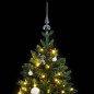 vidaXL Künstlicher Weihnachtsbaum Klappbar 150 LEDs & Kugeln 150 cm vidaXL Künstlicher Weihnachtsbaum Klappbar 150 LEDs & Kugeln 150 cm