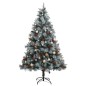vidaXL Künstlicher Weihnachtsbaum Klappbar 300 LEDs & Kugeln 240 cm vidaXL Künstlicher Weihnachtsbaum Klappbar 300 LEDs & Kugeln 240 cm