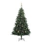 vidaXL Künstlicher Weihnachtsbaum Klappbar 300 LEDs & Kugeln 240 cm vidaXL Künstlicher Weihnachtsbaum Klappbar 300 LEDs & Kugeln 240 cm