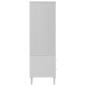 vidaXL Kleiderschrank SENJA Rattan-Optik Weiß 90x55x175 cm Kiefernholz vidaXL Kleiderschrank SENJA Rattan-Optik Weiß 90x55x175 cm Kiefernholz