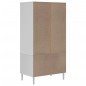 vidaXL Kleiderschrank SENJA Rattan-Optik Weiß 90x55x175 cm Kiefernholz vidaXL Kleiderschrank SENJA Rattan-Optik Weiß 90x55x175 cm Kiefernholz