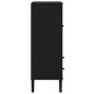 vidaXL Highboard SENJA Rattan-Optik Schwarz 90x40x112 cm Kiefernholz vidaXL Highboard SENJA Rattan-Optik Schwarz 90x40x112 cm Kiefernholz