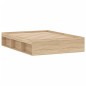 vidaXL Bettgestell Sonoma-Eiche 135x190 cm vidaXL Bettgestell Sonoma-Eiche 135x190 cm