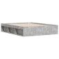 vidaXL Bettgestell Betongrau 150x200 cm vidaXL Bettgestell Betongrau 150x200 cm