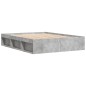vidaXL Bettgestell Betongrau 150x200 cm vidaXL Bettgestell Betongrau 150x200 cm