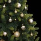 vidaXL Künstlicher Weihnachtsbaum Klappbar 150 LEDs & Kugeln 150 cm vidaXL Künstlicher Weihnachtsbaum Klappbar 150 LEDs & Kugeln 150 cm