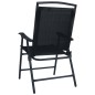3-tlg. Bistro-Set Schwarz Stahl 3-tlg. Bistro-Set Schwarz Stahl