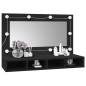 vidaXL Spiegelschrank mit LED Schwarz 90x31,5x62 cm vidaXL Spiegelschrank mit LED Schwarz 90x31,5x62 cm