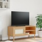 vidaXL TV-Schrank SENJA Rattan-Optik Braun 106x40x49 cm Kiefernholz vidaXL TV-Schrank SENJA Rattan-Optik Braun 106x40x49 cm Kiefernholz