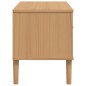 vidaXL TV-Schrank SENJA Rattan-Optik Braun 106x40x49 cm Kiefernholz vidaXL TV-Schrank SENJA Rattan-Optik Braun 106x40x49 cm Kiefernholz