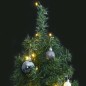 vidaXL Weihnachtsbaum Schlank mit 300 LEDs & Kugeln 300 cm vidaXL Weihnachtsbaum Schlank mit 300 LEDs & Kugeln 300 cm
