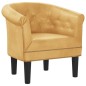vidaXL Clubsessel Gold Kunstleder vidaXL Clubsessel Gold Kunstleder