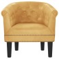 vidaXL Clubsessel Gold Kunstleder vidaXL Clubsessel Gold Kunstleder