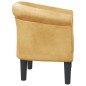 vidaXL Clubsessel Gold Kunstleder vidaXL Clubsessel Gold Kunstleder