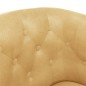 vidaXL Clubsessel Gold Kunstleder vidaXL Clubsessel Gold Kunstleder