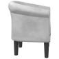 vidaXL Clubsessel Silbern Kunstleder vidaXL Clubsessel Silbern Kunstleder