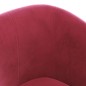 vidaXL Clubsessel Weinrot Samt vidaXL Clubsessel Weinrot Samt