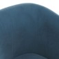 vidaXL Clubsessel mit Fußhocker Dunkelblau Samt vidaXL Clubsessel mit Fußhocker Dunkelblau Samt