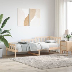 vidaXL Tagesbett 80x200 cm Massivholz Kiefer