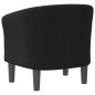 vidaXL Clubsessel Schwarz Stoff vidaXL Clubsessel Schwarz Stoff