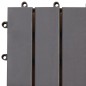 Terrassenfliesen 30 Stk. Grau 30 x 30 cm Massivholz Akazie Terrassenfliesen 30 Stk. Grau 30 x 30 cm Massivholz Akazie