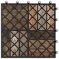 Terrassenfliesen 30 Stk. Grau 30 x 30 cm Massivholz Akazie Terrassenfliesen 30 Stk. Grau 30 x 30 cm Massivholz Akazie