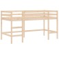 vidaXL Kinderhochbett mit Tunnel Rosa 90x200 cm Massivholz Kiefer vidaXL Kinderhochbett mit Tunnel Rosa 90x200 cm Massivholz Kiefer