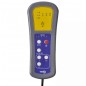 vidaXL Massagesessel Elektrisch Hellgelb Stoff vidaXL Massagesessel Elektrisch Hellgelb Stoff