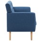 vidaXL 3-Sitzer-Sofa Stoff 172x70x82 cm Blau vidaXL 3-Sitzer-Sofa Stoff 172x70x82 cm Blau