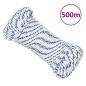 vidaXL Bootsseil Weiß 5 mm 500 m Polypropylen vidaXL Bootsseil Weiß 5 mm 500 m Polypropylen