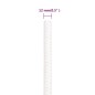 vidaXL Bootsseil Weiß 12 mm 100 m Polypropylen vidaXL Bootsseil Weiß 12 mm 100 m Polypropylen