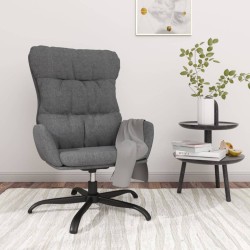 vidaXL Relaxsessel Hellgrau Stoff
