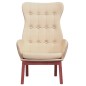vidaXL Relaxsessel Creme Stoff vidaXL Relaxsessel Creme Stoff