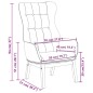 vidaXL Relaxsessel Creme Stoff vidaXL Relaxsessel Creme Stoff