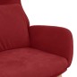 vidaXL Relaxsessel Weinrot Samt vidaXL Relaxsessel Weinrot Samt