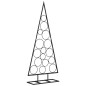 vidaXL Metall-Weihnachtsbaum für Dekorationen Schwarz 125 cm vidaXL Metall-Weihnachtsbaum für Dekorationen Schwarz 125 cm