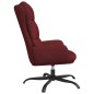 vidaXL Relaxsessel mit Hocker Weinrot Stoff vidaXL Relaxsessel mit Hocker Weinrot Stoff
