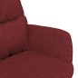 vidaXL Relaxsessel mit Hocker Weinrot Stoff vidaXL Relaxsessel mit Hocker Weinrot Stoff